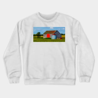 Barn with a Red Door Crewneck Sweatshirt